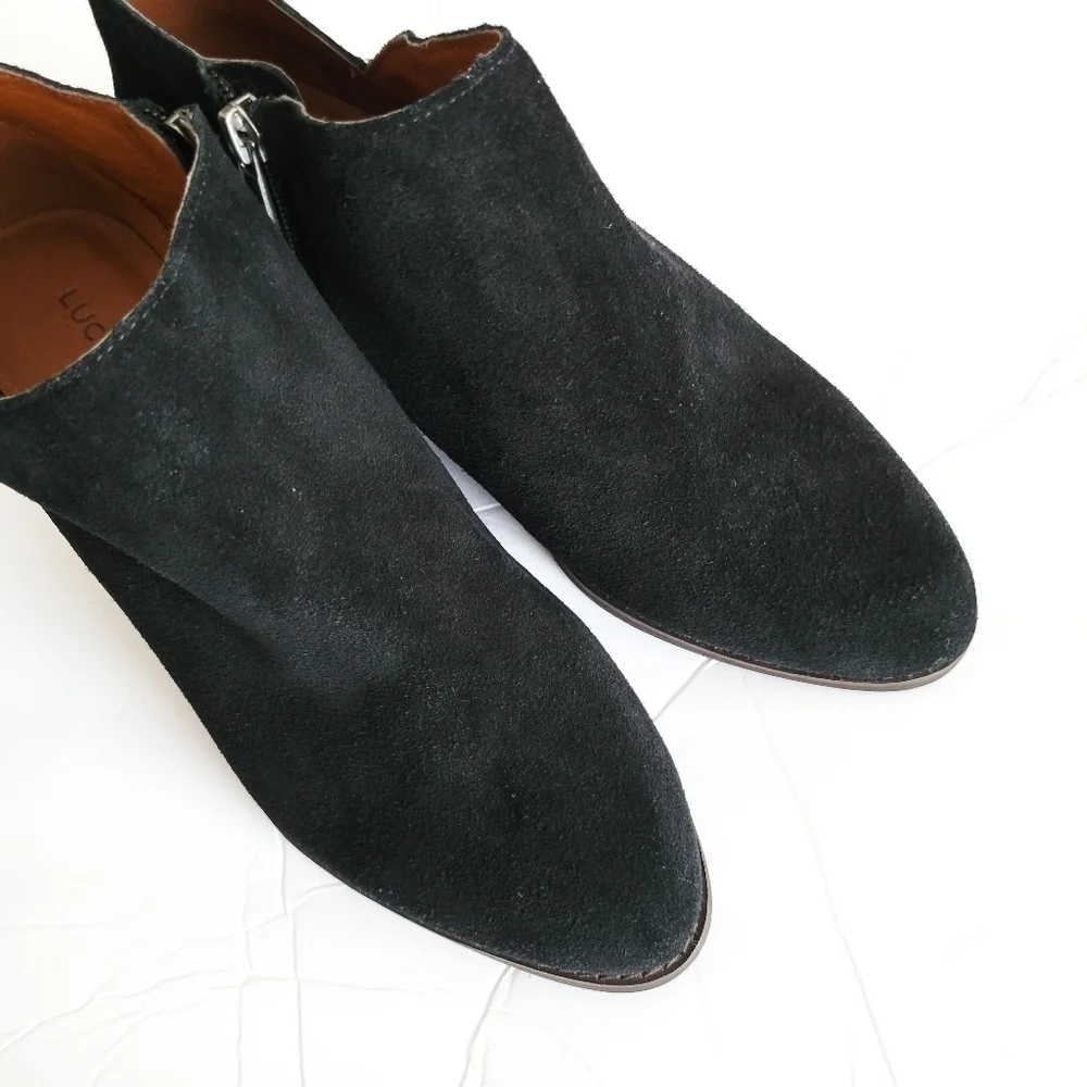 Lucky brand lp-fenley black booties